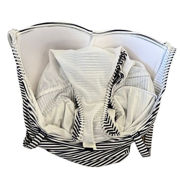 Niptuck Swim Navy Ahoy Twist Front Design Tummy Control One Piece Swimsuit - Picture 5 of 5